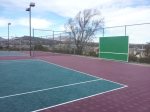 Tennis and Basketball Courts at Condo Complex
